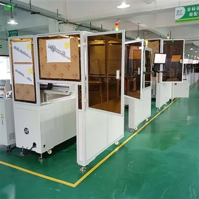自动生产线用于充电堆